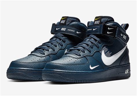 nike air force 1 mid kinder schwarz neongelb